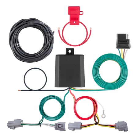 Curt Custom Wiring Harness, 4-Way Flat Output, Select Toyota Highlander 56452